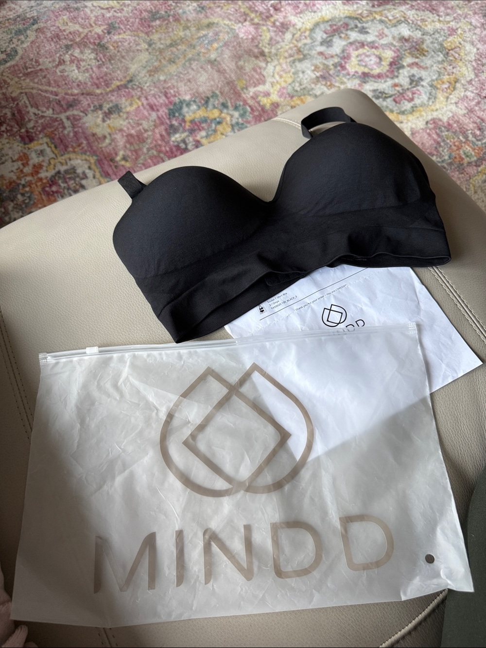MINDD Black Sculpt T Shirt Bra